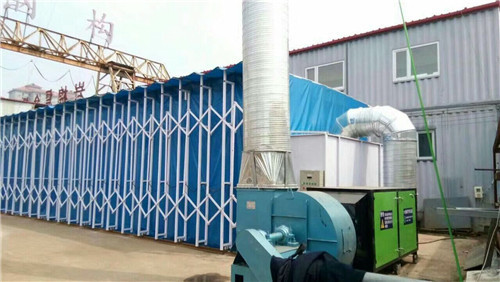 伸缩喷漆房(图1)