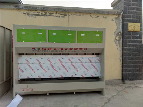 无泵水帘喷漆柜(图1)